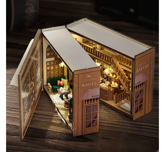 Румбокс coffee bakery – Миниатюрный бук нук с террасой для сборки