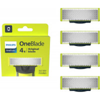 Змінні леза Philips OneBlade QP240/50 4 шт. насадка для гоління обличчя, насадка для тримера філіпс уан блейд