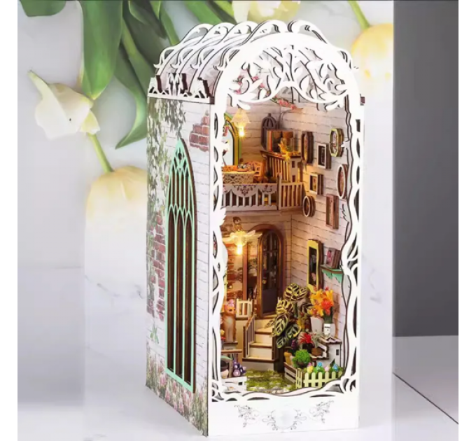 Румбокс "Цветочный домик" book nook