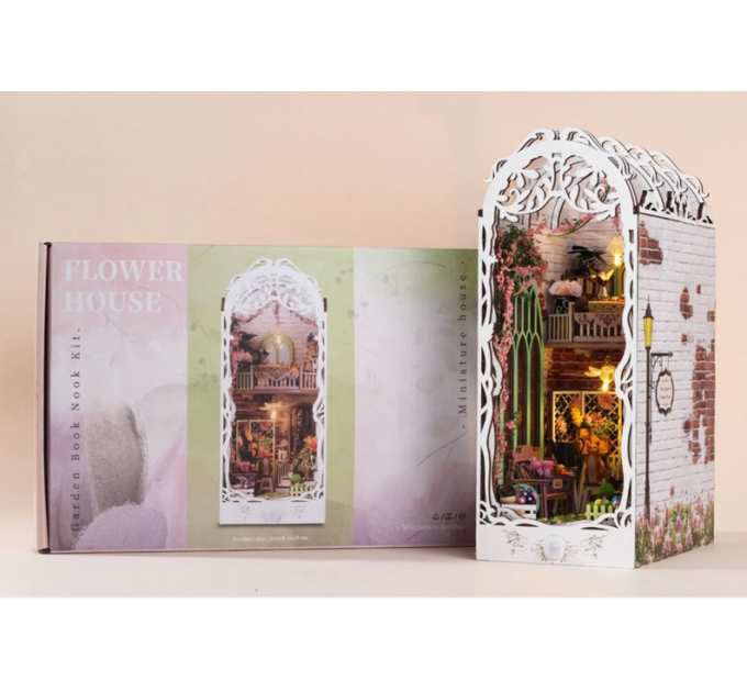 Румбокс "Цветочный домик" book nook