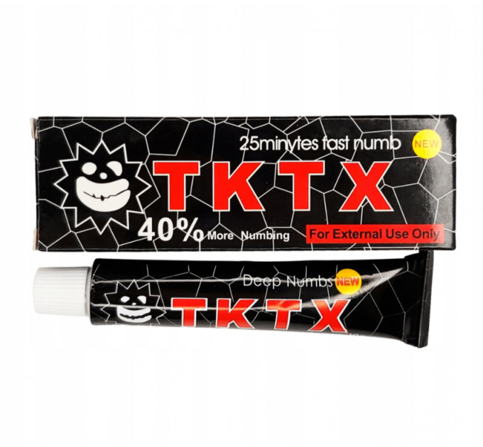 Анестетик крем TKTX 40% 10г чорний