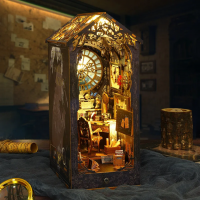 Book Nook конструктор «Детективне агентство» з музичним механізмом та LED-підсвіткою – мініатюра для книжкової полиці Book Nook конструктор «Детективне агентство» з музичним механізмом та LED-підсвіткою – мініатюра для книжкової полиці