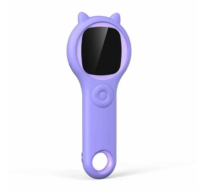 Дитячий електронний мікроскоп 500x з IPS-екраном та підсвіткою, фіолетовий