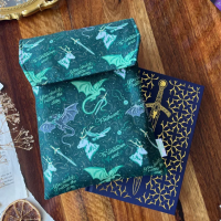 Тканинний чохол для книги A5 універсальний захисна обкладинка для паперових книг