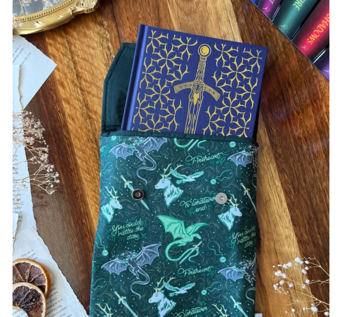 Тканинний чохол для книги A5 універсальний захисна обкладинка для паперових книг