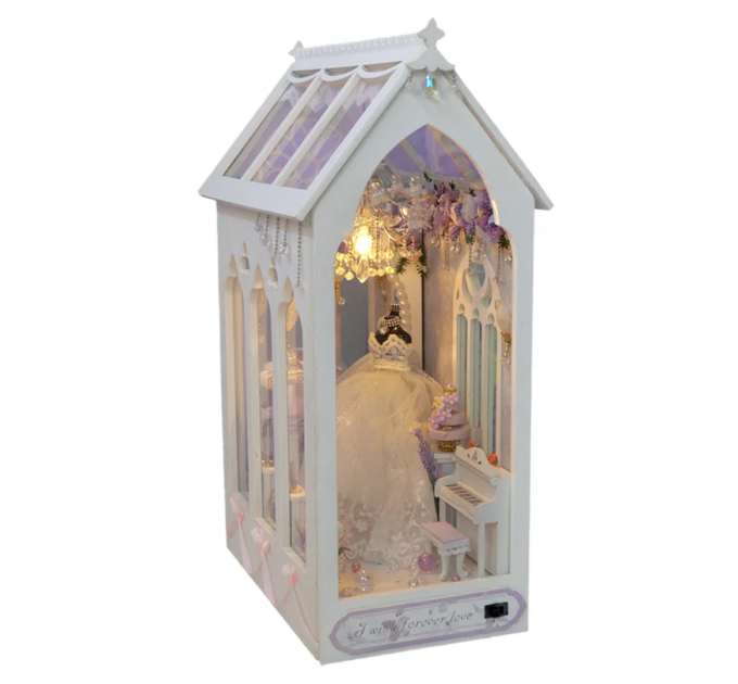 Book Nook румбокс “Eternal Fantasy” з підсвіткою — декоративний мініатюрний будиночок