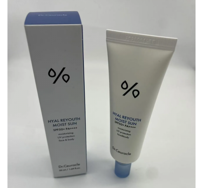 Сонцезахисний крем Dr.Ceuracle Hyal Reyouth Moist Sun SPF50+ PA++++ 50 мл