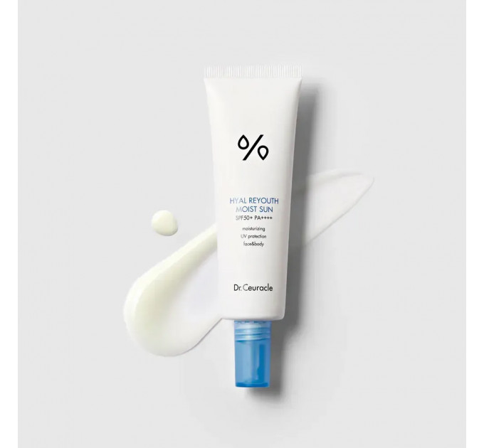Сонцезахисний крем Dr.Ceuracle Hyal Reyouth Moist Sun SPF50+ PA++++ 50 мл