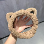 Плюшевая повязка ушки