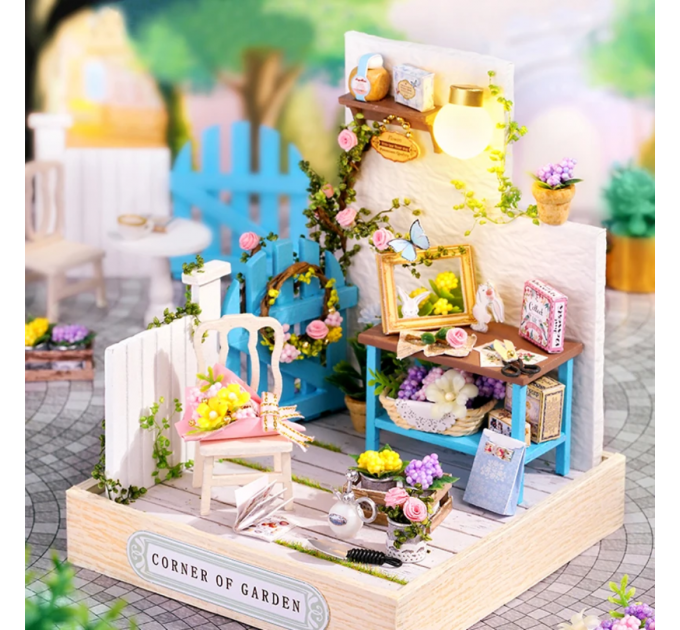 Мініатюрний румбокс "Куточок Саду" – чарівний бук нук для творчості