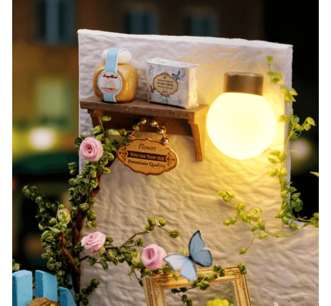 Мініатюрний румбокс "Куточок Саду" – чарівний бук нук для творчості