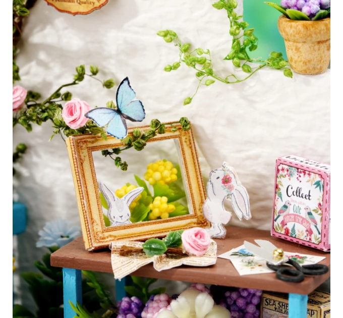 Мініатюрний румбокс "Куточок Саду" – чарівний бук нук для творчості