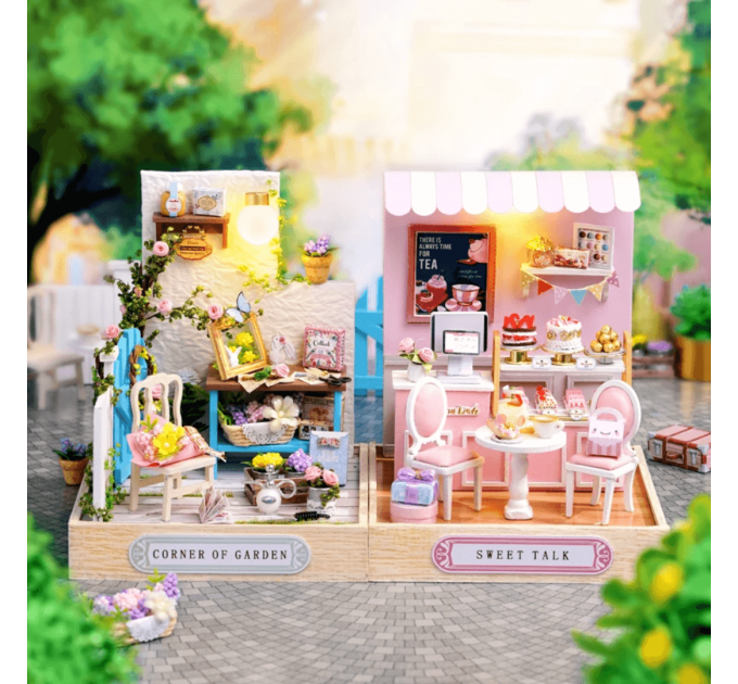 Мініатюрний румбокс "Куточок Саду" – чарівний бук нук для творчості