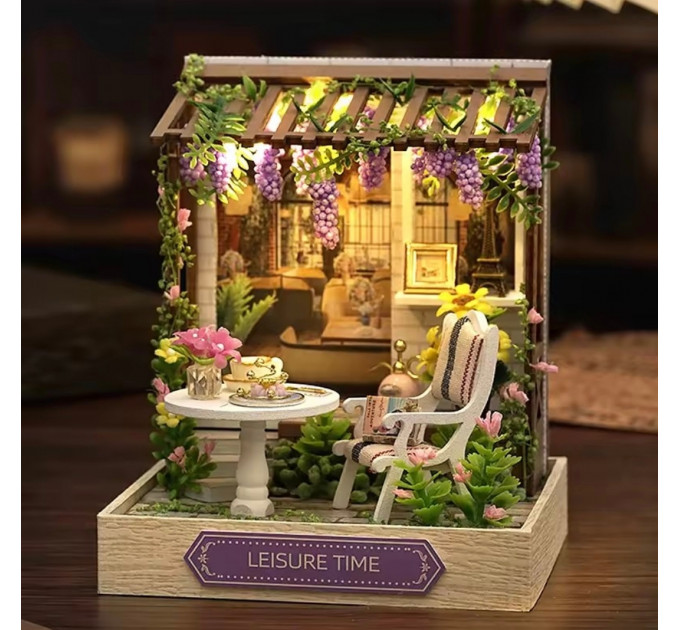 Румбокс "Час Відпочинку" – Мініатюрний бук нук з терасою для збірки