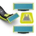 Сменные лезвия Philips OneBlade QP225/50 Anti-Friction насадка для триммера филипс ванблейд